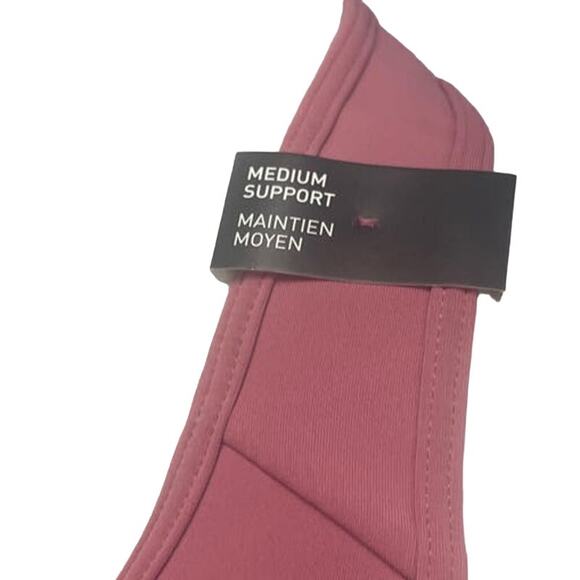 New Adidas Small A Cup Medium Support Removeable Pads Training Sports Bra - Picture 2 of 5